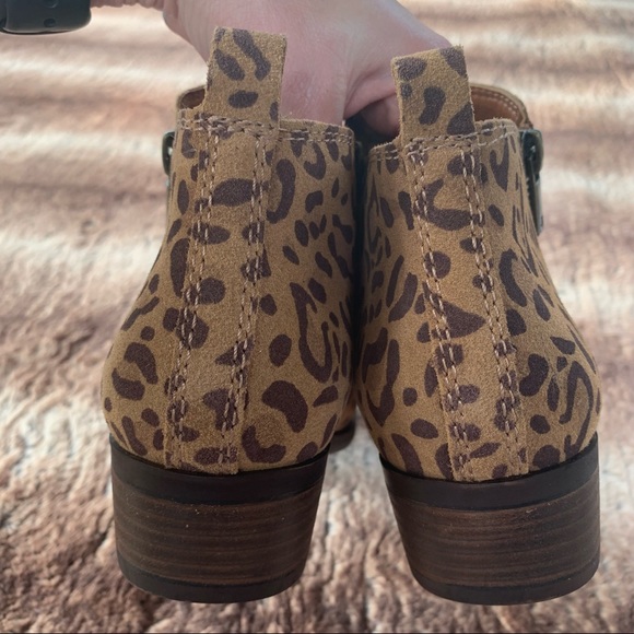 Lucky Brand Basel Bootie Leopard Javan Suede - Picture 6 of 11